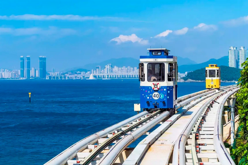 Bên trong một toa tàu điện ngầm hiện đại ở Seoul, phương tiện di chuyển tiện lợi trong tour du lịch Hàn Quốc 4 ngày 3 đêm